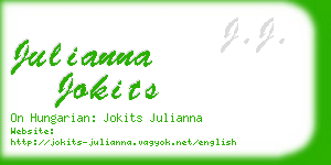 julianna jokits business card
